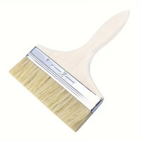 Πλακέ πινέλο, φυσική τρίχα 20εκ.